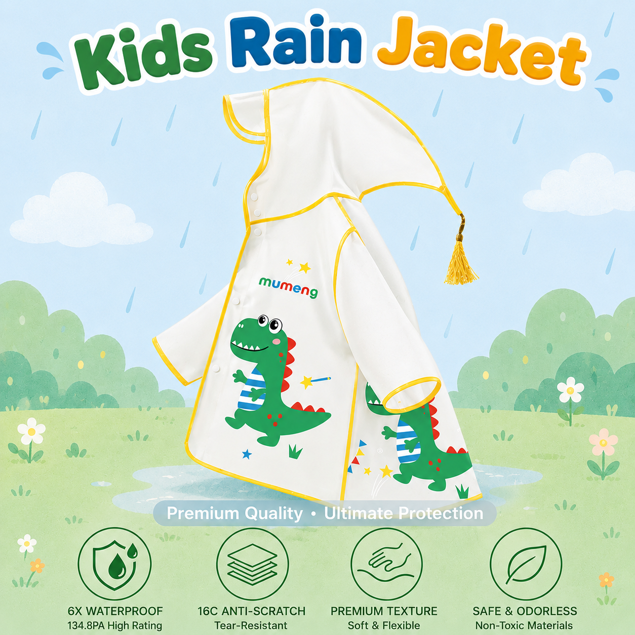 Kids Rain Jacket (Unisex)