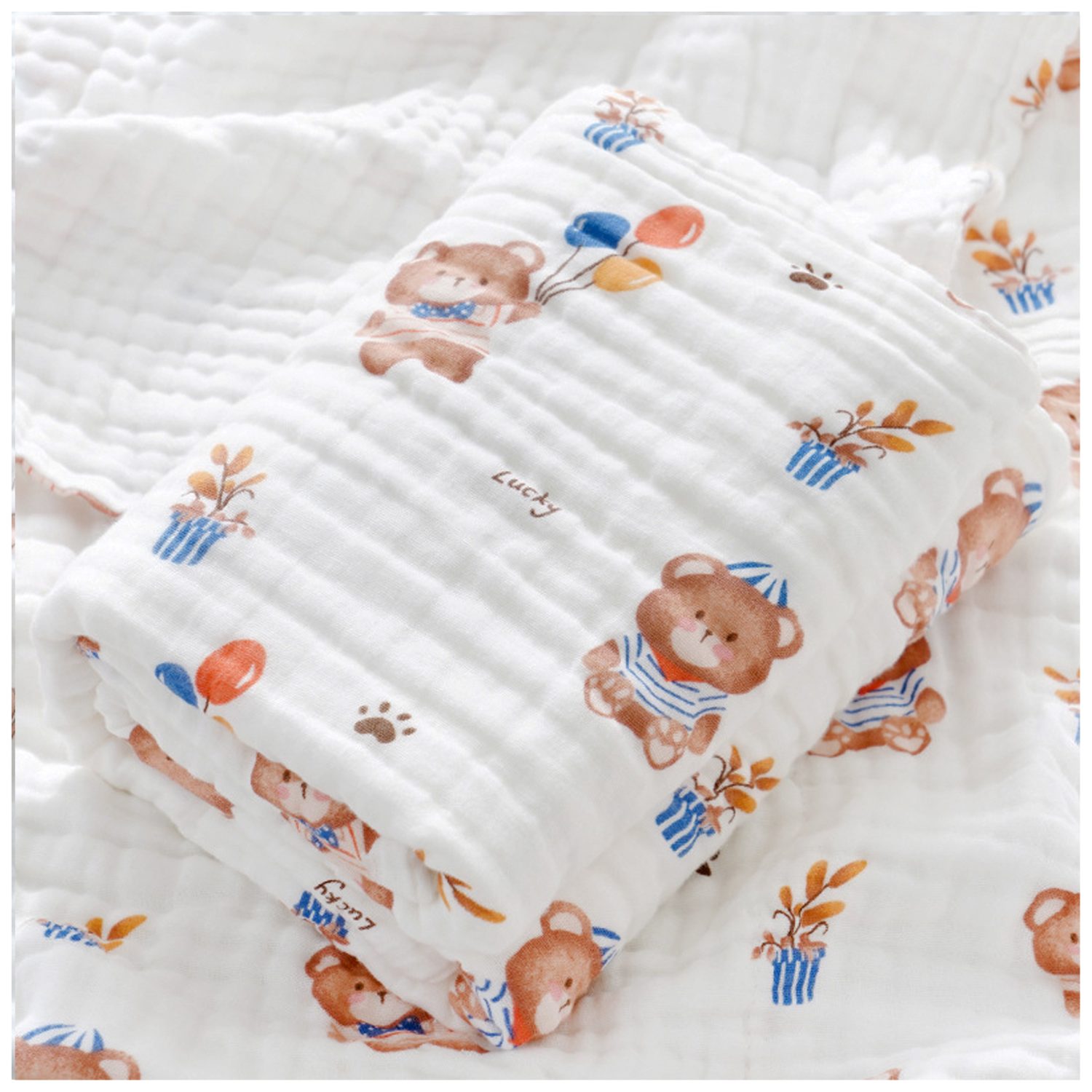 Premium 6 Layer Cotton Blanket / Towel #201