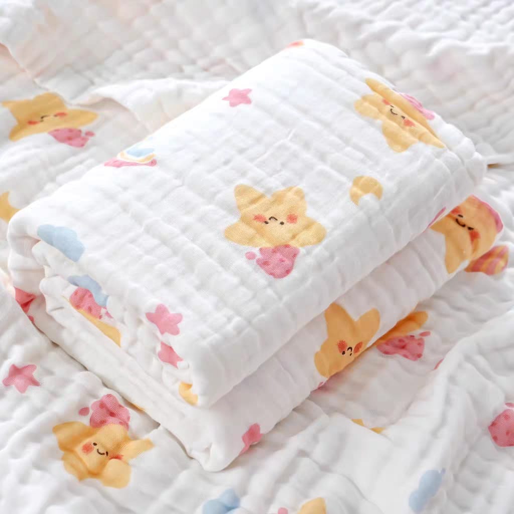 Premium 6 Layer Cotton Blanket / Towel #Twinkle Little Star