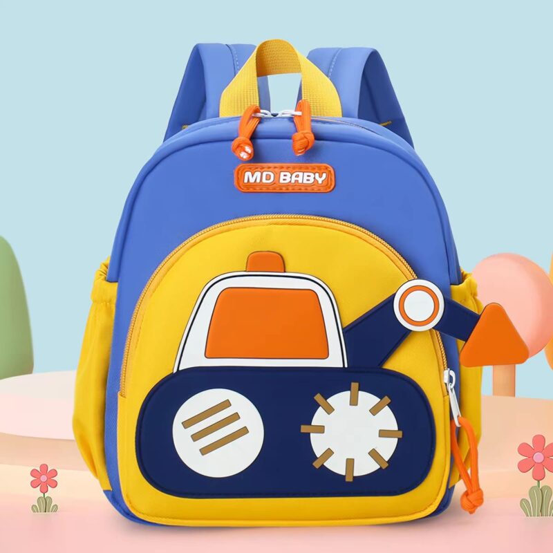 Cartoon Back Pack - Excavator