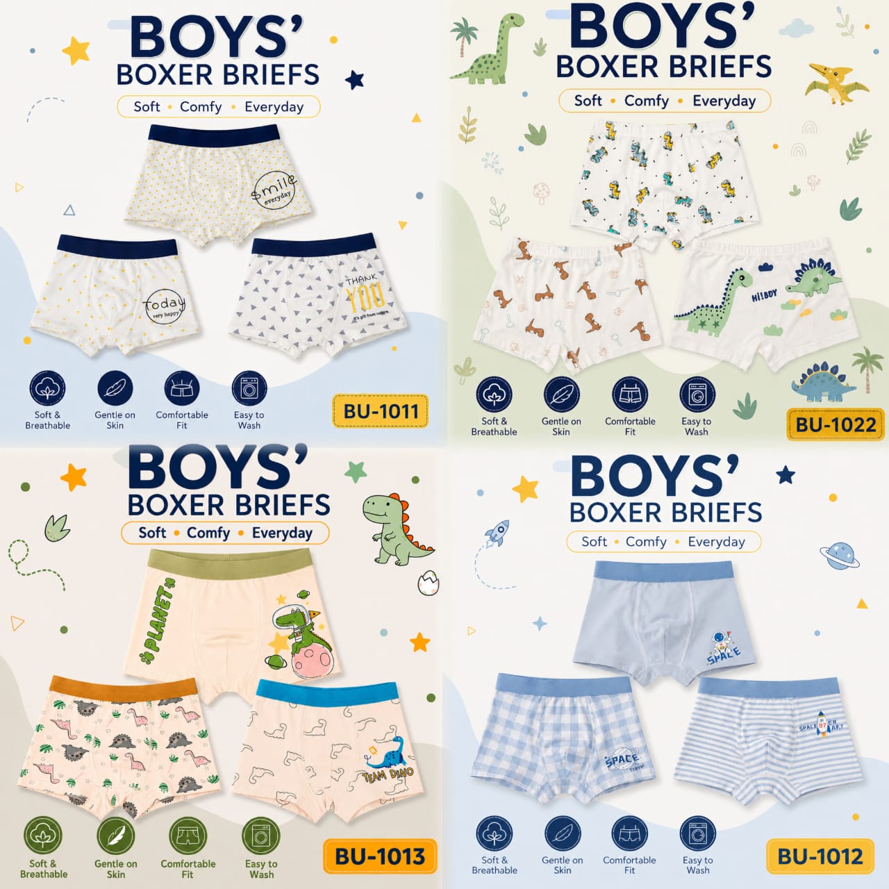 Boys Cotton Briefs - Image 2