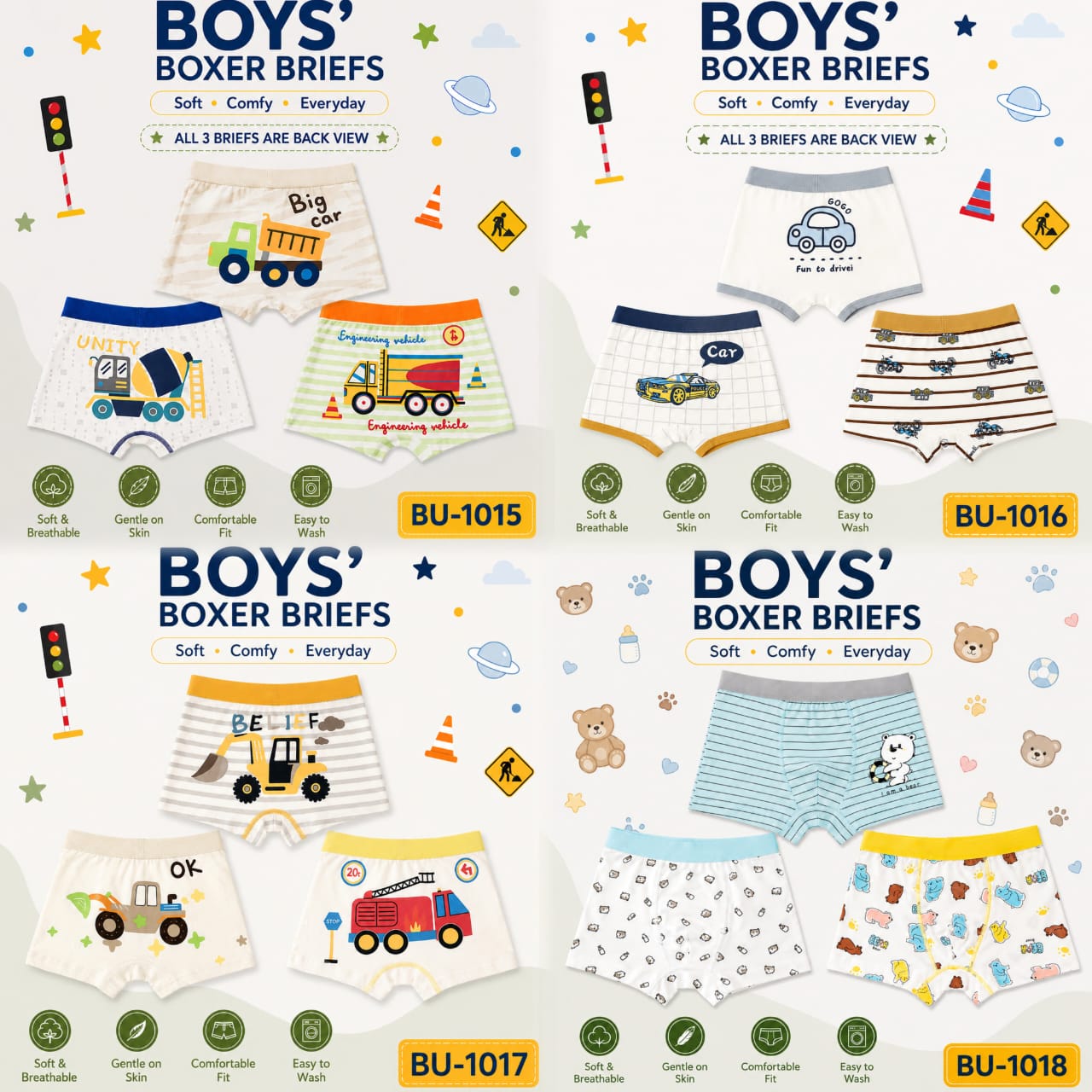 Boys Cotton Briefs - Image 3
