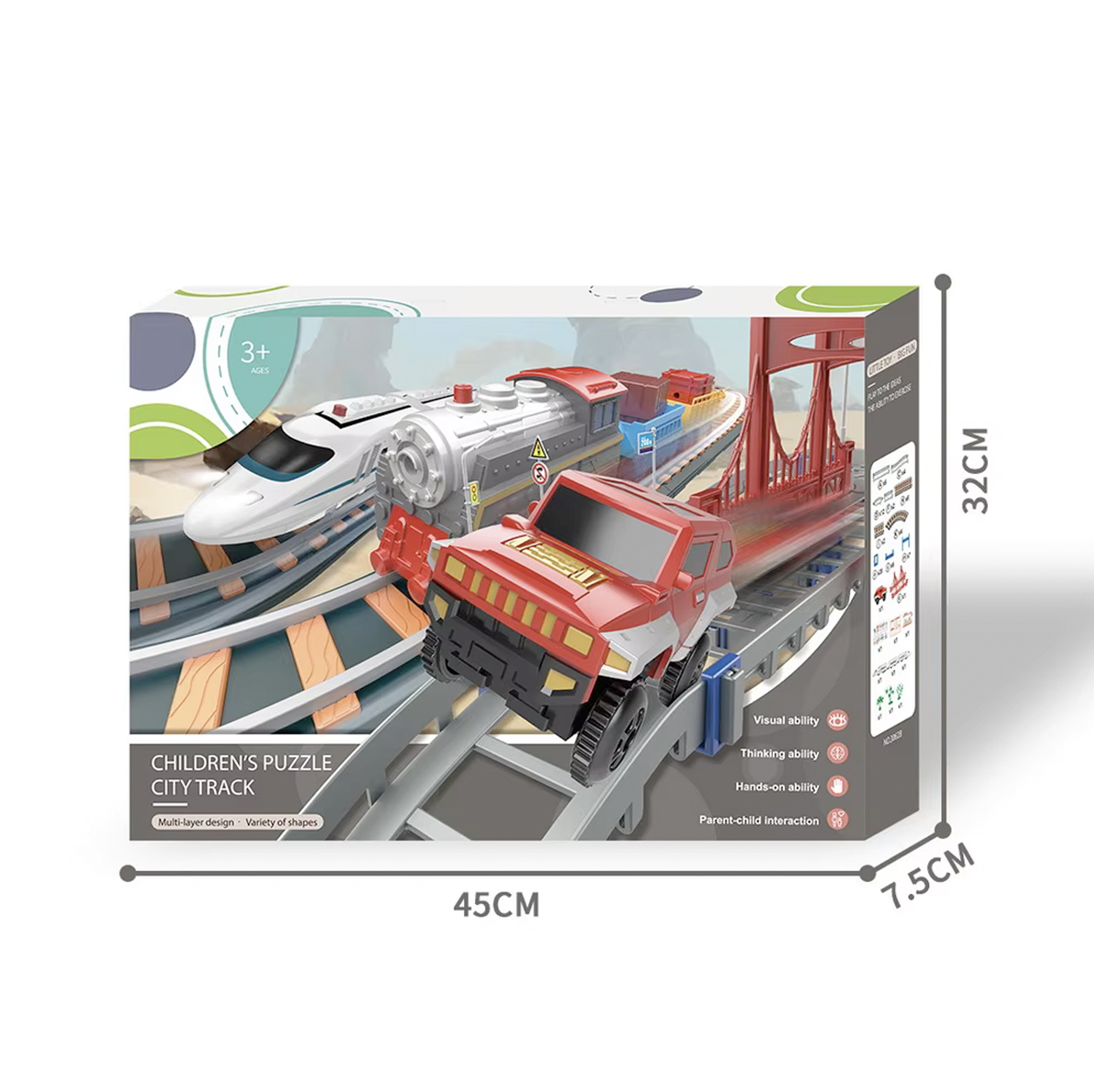 108pcs Electric Railway Track - Image 5