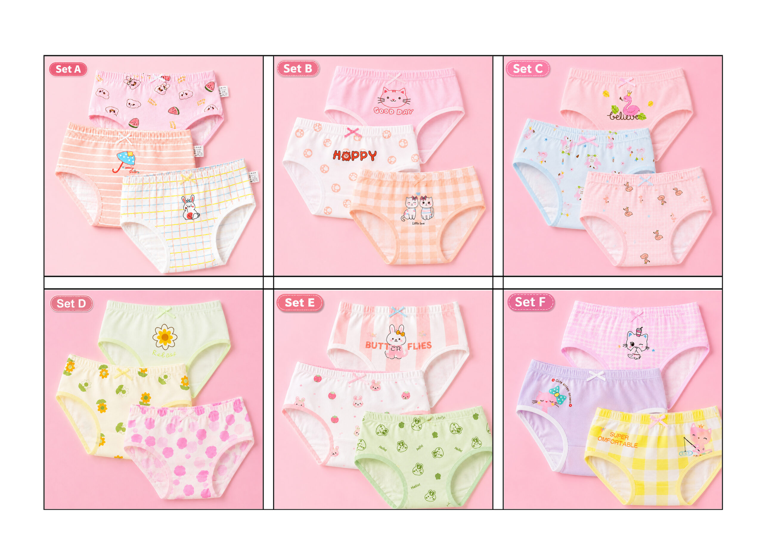 Girls Cotton Briefs - Image 2
