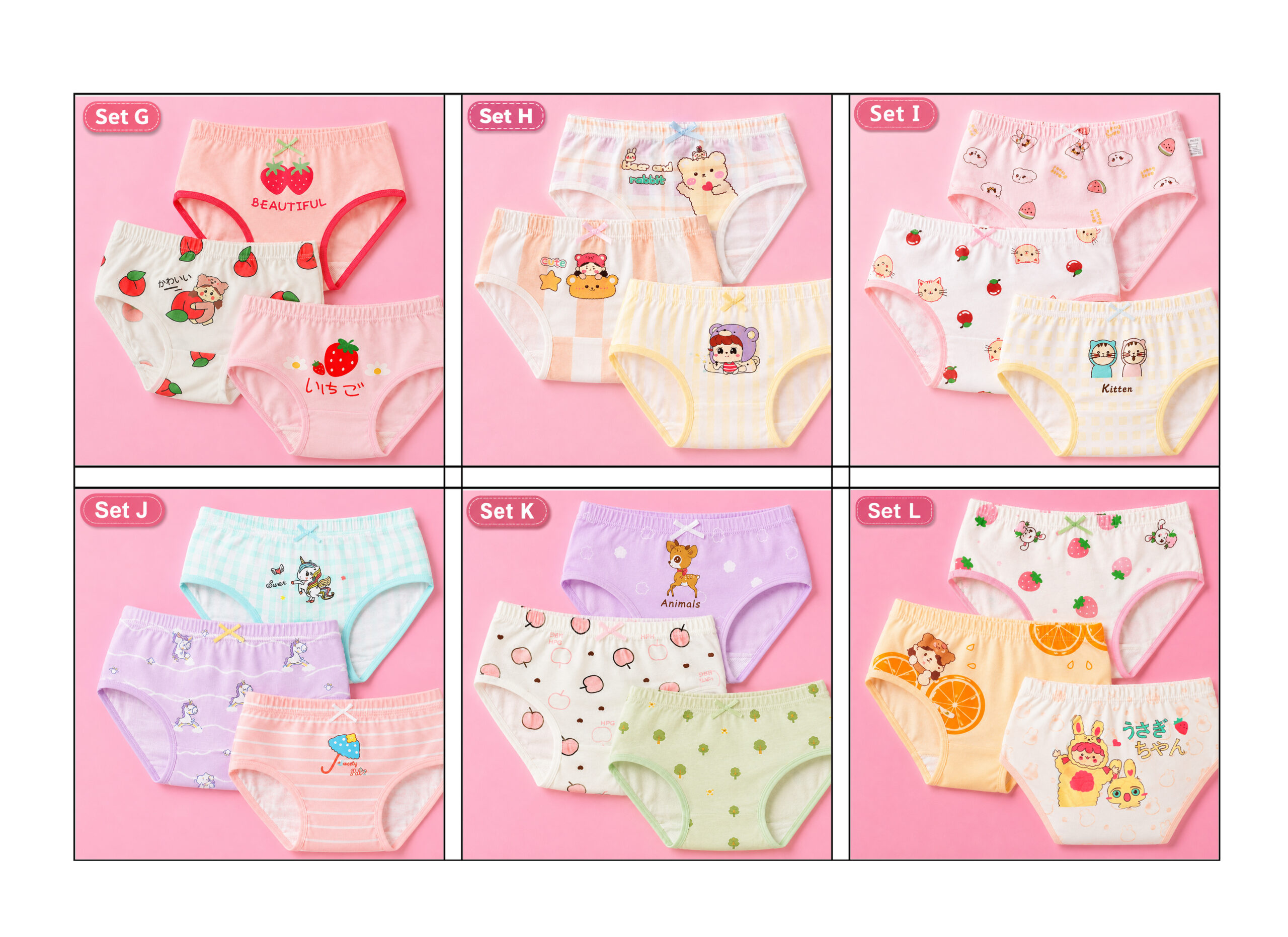 Girls Cotton Briefs - Image 3