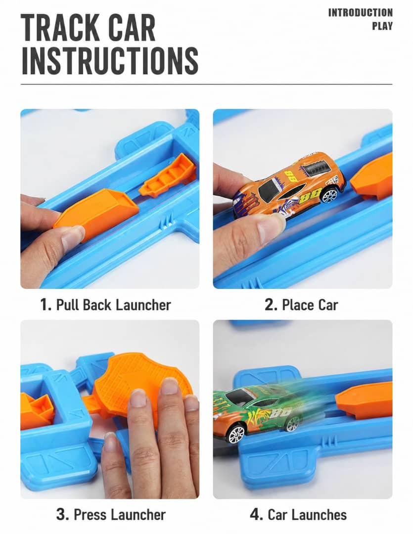 32pcs Assembly Track - Image 2