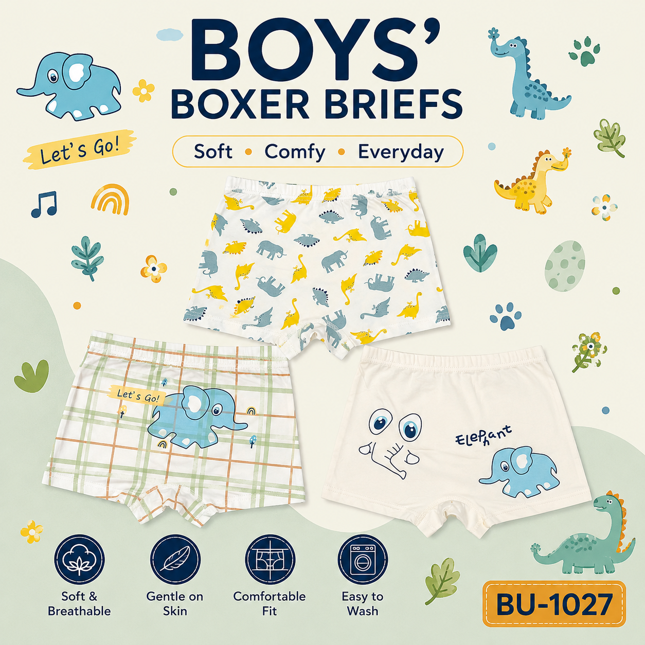 Boys Cotton Briefs - Image 6
