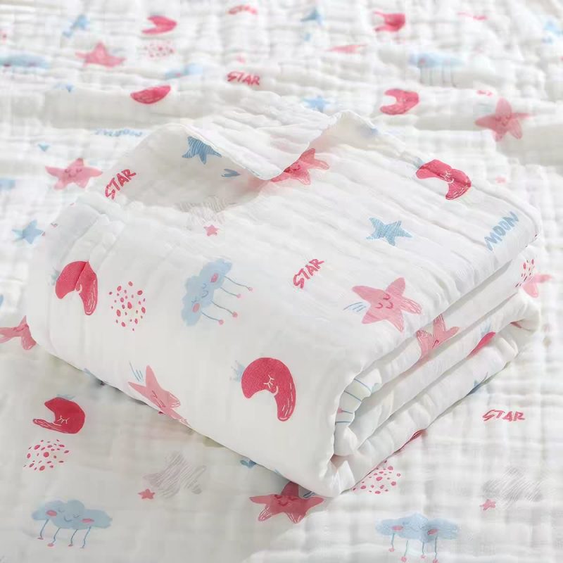Premium 6 Layer Cotton Blanket / Towel #Dreamy Stars